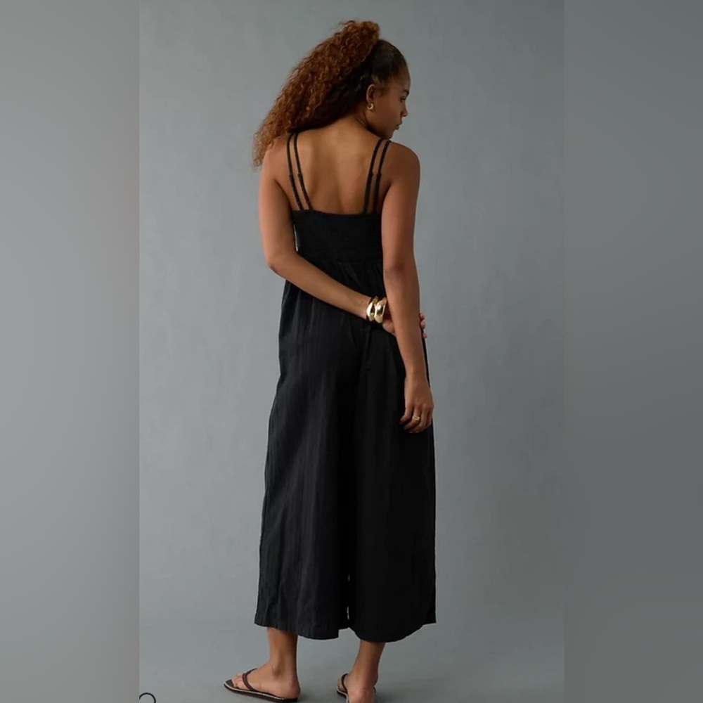 NWT American Eagle Outfitters Black Wide Leg Jumpsuit - Picture 3 of 10